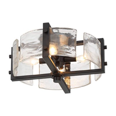 Piper Farmhouse Drum Glass Ceiling Light Piper Farmhouse Drum Glass Ceiling Light