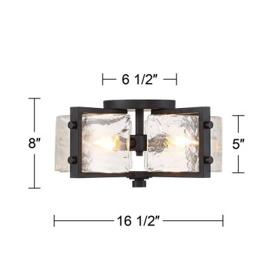 Piper Farmhouse Drum Glass Ceiling Light Piper Farmhouse Drum Glass Ceiling Light