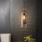 Linc Contemporary Globe Clear Glass Metal Pendant Light