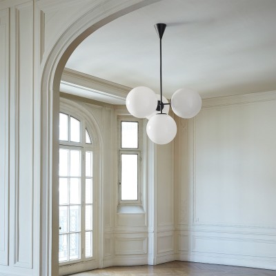Indie Modern 4 Lights Glass Chandelier Indie Modern 4 Lights Glass Chandelier