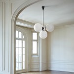 Indie Modern 4 Lights Glass Chandelier