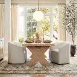 Tate Mid Century White Globe Glass Pendant Light