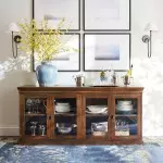 Wren Retro White Fabric Swan Neck Sconce