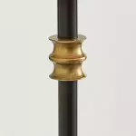 Wren Retro White Fabric Swan Neck Sconce