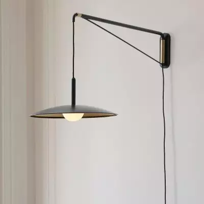 Cruz Minimalist Adjustable Plug-In Wall Sconce Cruz Minimalist Adjustable Plug-In Wall Sconce