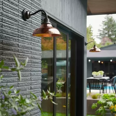 Creed Industrial Dome Metal Sconce Creed Industrial Dome Metal Sconce