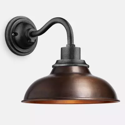 Creed Industrial Dome Metal Sconce Creed Industrial Dome Metal Sconce