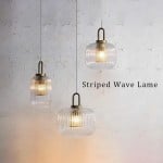 Cove Rustic Glass Metal Pendant Light