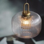 Cove Rustic Glass Metal Pendant Light