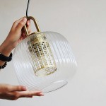 Cove Rustic Glass Metal Pendant Light