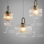 Cove Rustic Glass Metal Pendant Light