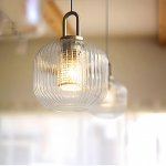 Cove Rustic Glass Metal Pendant Light