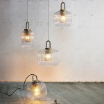 Cove Rustic Glass Metal Pendant Light