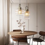 Cove Rustic Glass Metal Pendant Light