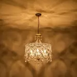 Neve Luxury French Antique Crystal Drum Chandelier