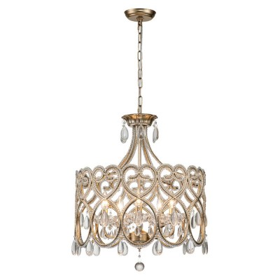 Neve Luxury French Antique Crystal Drum Chandelier Neve Luxury French Antique Crystal Drum Chandelier