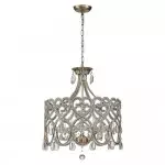 Neve Luxury French Antique Crystal Drum Chandelier