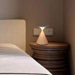 Rue Portable Cordless Cone Table Lamp