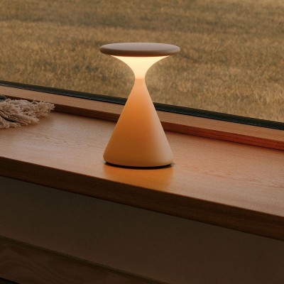 Rue Portable Cordless Cone Table Lamp Rue Portable Cordless Cone Table Lamp