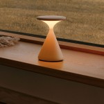 Rue Portable Cordless Cone Table Lamp