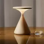 Rue Portable Cordless Cone Table Lamp