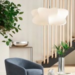 Orin Modern White Silk Cloud Pendant Light