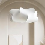 Orin Modern White Silk Cloud Pendant Light