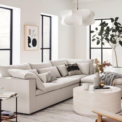 Orin Modern White Silk Cloud Pendant Light Orin Modern White Silk Cloud Pendant Light