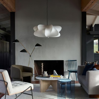 Orin Modern White Silk Cloud Pendant Light Orin Modern White Silk Cloud Pendant Light