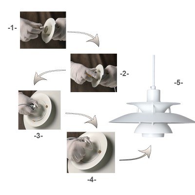 Casey Nordic Multilayer Metal Pendant Light Casey Nordic Multilayer Metal Pendant Light