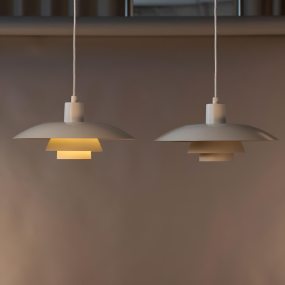 Emery Nordic Three Tier Metal Disc Pendant Light Emery Nordic Three Tier Metal Disc Pendant Light