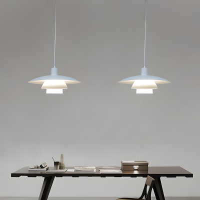 Emery Nordic Three Tier Metal Disc Pendant Light Emery Nordic Three Tier Metal Disc Pendant Light
