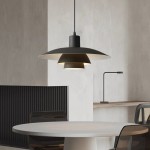 Emery Nordic Three Tier Metal Disc Pendant Light