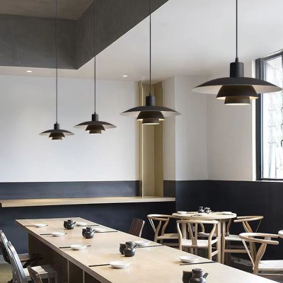 Emery Nordic Three Tier Metal Disc Pendant Light Emery Nordic Three Tier Metal Disc Pendant Light