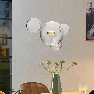 Kory Modern Soap Bubble Glass Pendant Light Kory Modern Soap Bubble Glass Pendant Light