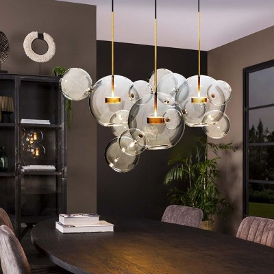 Kory Modern Soap Bubble Glass Pendant Light Kory Modern Soap Bubble Glass Pendant Light