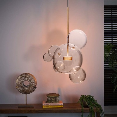 Kory Modern Soap Bubble Glass Pendant Light Kory Modern Soap Bubble Glass Pendant Light