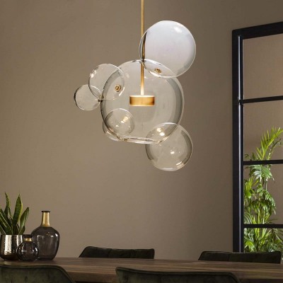 Kory Modern Soap Bubble Glass Pendant Light Kory Modern Soap Bubble Glass Pendant Light