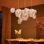 Kory Modern Soap Bubble Glass Pendant Light