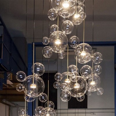Kory Modern Soap Bubble Glass Pendant Light Kory Modern Soap Bubble Glass Pendant Light
