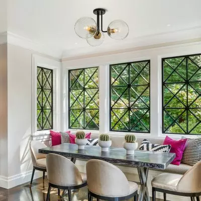 Ivey Water Ripple Glass Globe Ceiling Light Ivey Water Ripple Glass Globe Ceiling Light