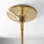 Xan Retro White Globe Ribbed Glass Pendant Light