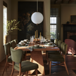 Xan Retro White Globe Ribbed Glass Pendant Light