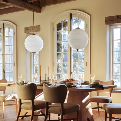 Xan Retro White Globe Ribbed Glass Pendant Light Xan Retro White Globe Ribbed Glass Pendant Light