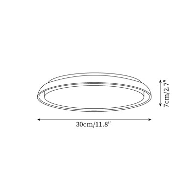 Troy Japanese Round LED Travertine Ceiling Light Troy Japanese Round LED Travertine Ceiling Light