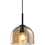 Ryder Minimalist Dome Glass Pendant Light
