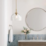 Ryder Minimalist Dome Glass Pendant Light