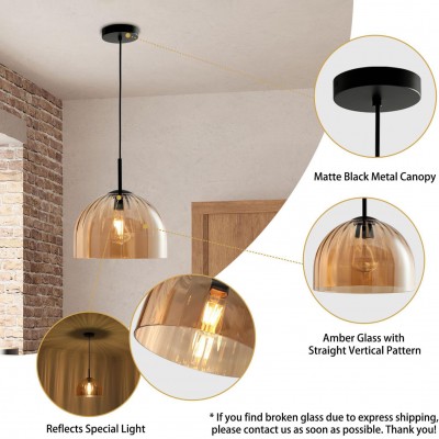 Ryder Minimalist Dome Glass Pendant Light Ryder Minimalist Dome Glass Pendant Light