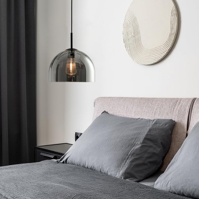 Ryder Minimalist Dome Glass Pendant Light Ryder Minimalist Dome Glass Pendant Light