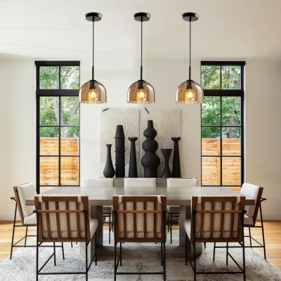 Ryder Minimalist Dome Glass Pendant Light Ryder Minimalist Dome Glass Pendant Light